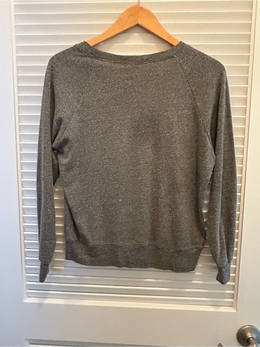 Culk Women's Heather Gray Graphic Boatneck Sweatshirt | Size Small - Made In Usa — image 8 of 8